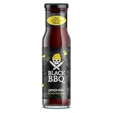 Black BBQ georgia style. rauchig & honigsüß BBQ Sauce | Pulled Pork | Steak |Barbecue | Burger Sauce | Grillsauce | Hamburger Sauce | Marinade | Dip | rauchig, süß