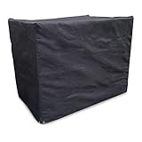 GRASEKAMP Qualität seit 1972 Schutzhülle Gitterbox 125x85x95cm Polyester 600D Schwarz