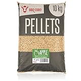 BBQ-Toro Apple Pellets aus 100% Apfelbaumholz (10 kg) | Apfelpellets für Grill, Smoker, Pellet-Pizzaofen und Heizungsanlagen | Grillpellets