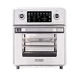 BOB HOME Heissluftofen BISTRO VITAL DELUXE | 14 Liter Garraum, 10 Smart-Touch Programme, Ober- und Unterhitze, Rotisserie