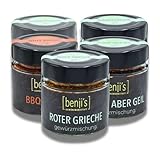 benji's Grillmarinaden Set, Grillmarinaden selbst machen, 5 Gewürzmischungen, Gewürze für Männer, Grill Gewürze, BBQ Set