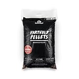 BURNHARD Holzpellets 10 kg, Grillpellets für Pelletsmoker, Ofen & Gasgrill - Hickory
