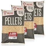 BBQ-Toro Cherry Pellets aus 100% Kirschbaumholz (30 kg) | Kirschpellets für Grill, Smoker, Pellet-Pizzaofen und Heizungsanlagen | Grillpellets